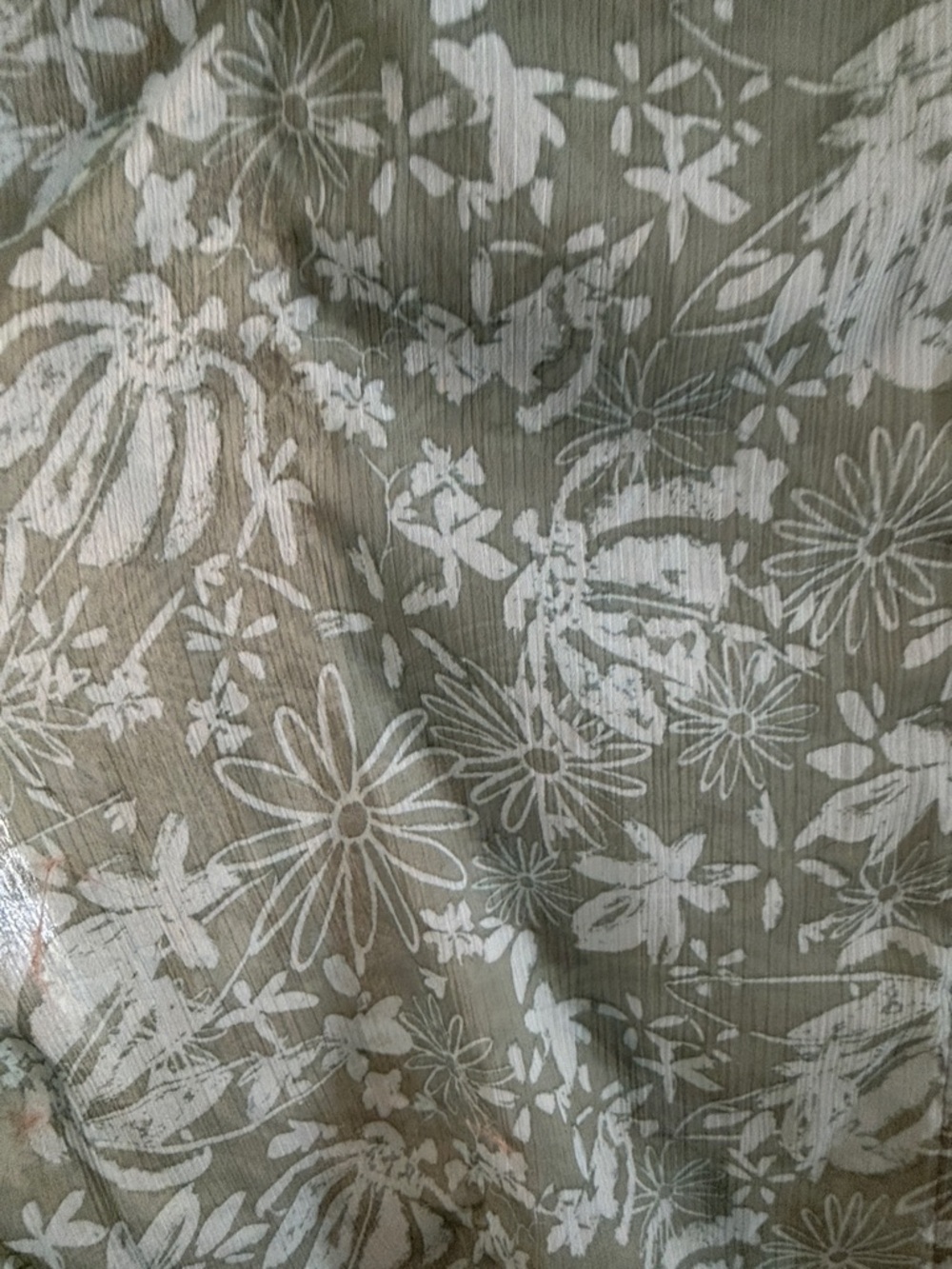 wild fable Seafoam Sheer Floral Sheer Duster - Picture 3 of 3